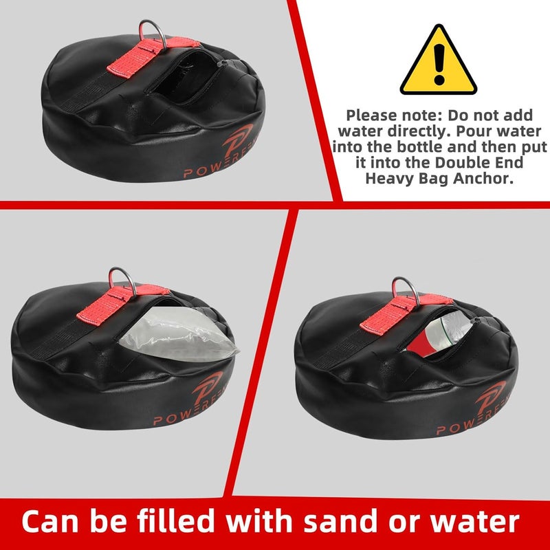 powerfeng Double End Heavy Bag Anchor：Heavy-Duty Floor Anchor for Boxing Bags - Punching Bag Stand Weight Boxing Accessories Core Training Weight Bag for Gym Home - Image 4